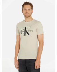 Calvin Klein - Organic Cotton-jersey T-shirt - Lyst