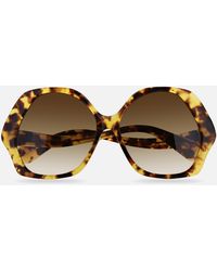 Vivienne Westwood - Sophia Acetate Hexagonal-frame Sunglasses - Lyst
