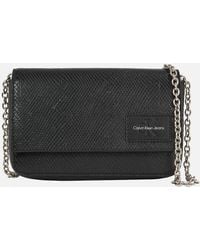 Calvin Klein - Wallet Faux Leather Crossbody Bag - Lyst