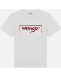 Wrangler - Frame Logo Cotton T-shirt - Lyst