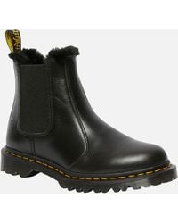 Dr. Martens - 2976 Leonore Atlas Faux Fur Lined Chelsea Boot - Lyst