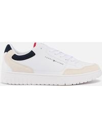 Tommy Hilfiger - Suede And Mesh Trainers - Lyst