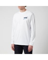 Edwin Map Long Sleeve T-shirt - White