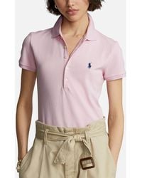 Polo Ralph Lauren - Slim-Fit Poloshirt mit Stretch - Lyst