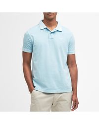 Barbour - Terra Dye Cotton-jersey Polo Shirt - Lyst