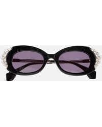 Vivienne Westwood - Acetate And Swarovski Pearl Cat-eye Frame Sunglasses - Lyst
