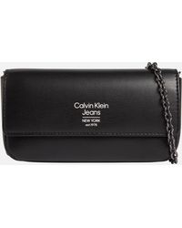 Calvin Klein Faux Leather Bag - Black