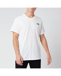 white north face t shirts