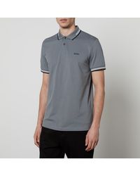 BOSS - Paul Stretch Cotton-piqué Polo Shirt - Lyst