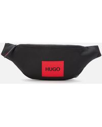 HUGO Belt Bag In Recycled Nylon - Black