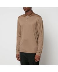BOSS - Pleins 23 Cotton-blend Jacquard Polo Shirt - Lyst