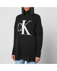 Calvin Klein - Oversized Knit Jumper - Lyst