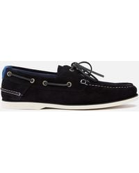 Tommy Hilfiger - Suede Boat Shoes - Lyst