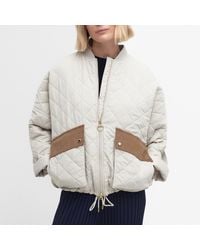 Barbour - Bowhill Harlequin-quilted Shell Jacket - Lyst