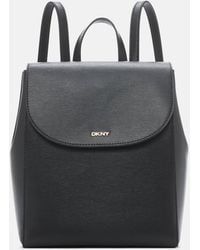 DKNY - Bryant Park Sutton Leather Backpack - Lyst