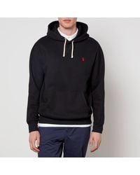 Polo Ralph Lauren - Logo-Embroidered Cotton-Jersey Hoodie - Lyst