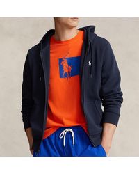 Polo Ralph Lauren - Cotton-Blend Zipped Hoodie - Lyst