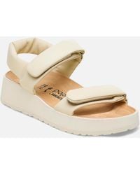 Birkenstock - Papillio Theda Leather Flatform Sandals - Lyst
