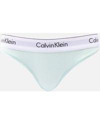 Calvin Klein - Modern Cotton-Blend Bikini Briefs - Lyst