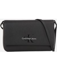 Calvin Klein - Sculpted Wallet Faux Leather Crossbody Bag - Lyst