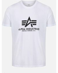 Alpha Industries - Cotton-jersey T-shirt - Lyst