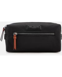 Ted Baker Blueye Satin Nylon Wash Bag - Black