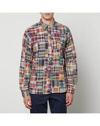 Polo Ralph Lauren Patchwork Cotton-Flannel Shirt - Mehrfarbig