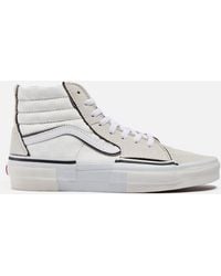 Vans - SK8-Hi Reconstruct Suede and Fabric Trainers - Lyst