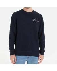 Tommy Hilfiger - Cotton Logo Sweatshirt - Lyst