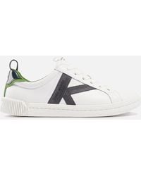 Kate Spade - Signature K Leather Cupsole Trainers - Lyst