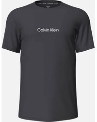 Calvin Klein - Jeans Logo Cotton-blend T-shirt - Lyst
