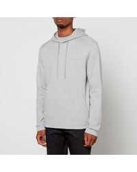 BOSS Green Boss Athleisure Saggy 1 Stretch Cotton-jersey Zip Hoodie in Gray  for Men | Lyst