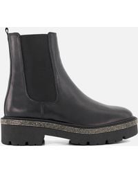 Dune - Panics Leather Chelsea Boots - Lyst