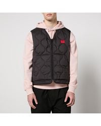 HUGO - Bethano Quilted Shell Gilet - Lyst