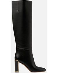 Kate Spade - Merritt Leather Knee High Heeled Boots - Lyst