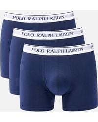 Polo Ralph Lauren - Logo-waistband Boxers Set Of 3 - Lyst