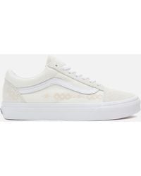 Vans - Old Skool Suede And Canvas Trainers - Lyst