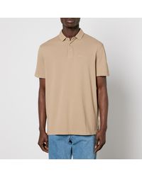 Armani Exchange - Small Logo Cotton-piqué Polo Shirt - Lyst