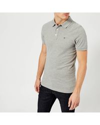 grey tommy hilfiger polo