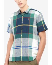Barbour - Marvin Tartan Linen-blend Shirt - Lyst