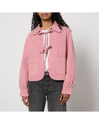 seventy + mochi - Seventy + Mochi Heidi Diamond Quilted Cotton-canvas Jacket - Lyst