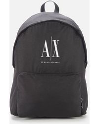 Armani Exchange - Ax Logo Nylon Backpack - Lyst