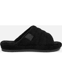ugg black slip on shoes