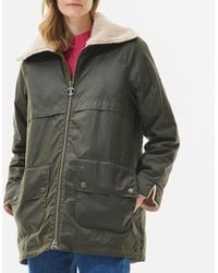 Barbour - Pine Waxed Cotton Coat - Lyst
