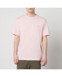 Farah - Danny Organic Cotton-jersey Polo Shirt - Lyst