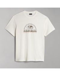 Napapijri - Macas Logo-printed Cotton-jersey T-shirt - Lyst