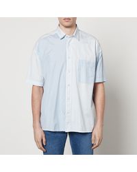 BOSS - Drew Striped Cotton-poplin Shirt - Lyst