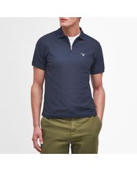 Barbour - Wadworth Cotton-piqué Polo Shirt - Lyst