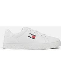 Tommy Hilfiger - Cool Low Top Leather Trainers - Lyst
