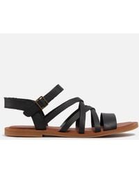 TOMS - Sephina Leather Sandals - Lyst
